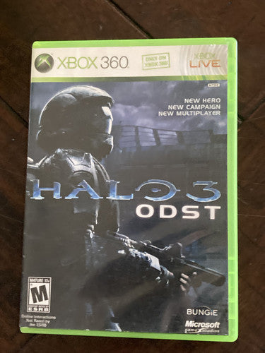 Halo 3: ODST (Microsoft Xbox 360, 2009) NO MANUAL