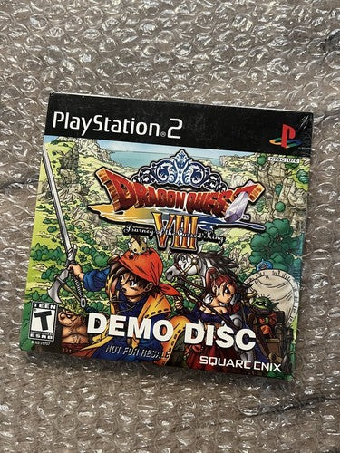 Dragon Quest VIII Journey of the Cursed King Demo Disc (PlayStation 2, 2005) NEW