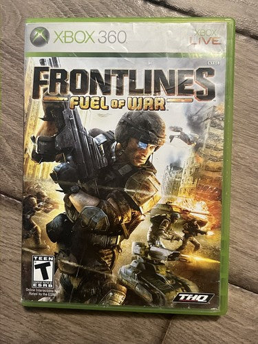 Frontlines: Fuel of War (Microsoft Xbox 360, 2008) NO MANUAL