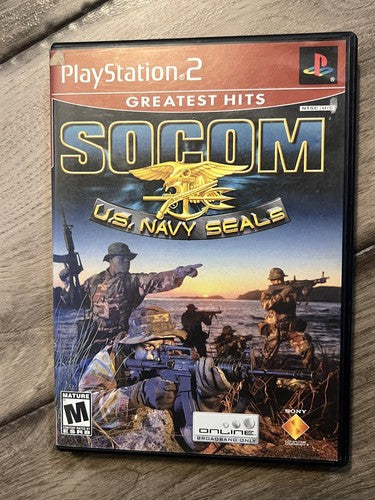 SOCOM: U.S. Navy SEALs: Greatest Hits (Sony PlayStation 2, 2003) CIB