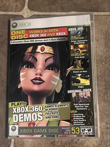 Official Xbox Magazine Demo Disc #53: King Kong (Xbox 360, 2006) CIB COMPLETE