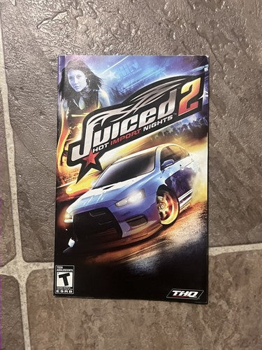 Juiced 2: Hot Import Nights (Sony Playstation 2 PS2, 2007) MANUAL ONLY