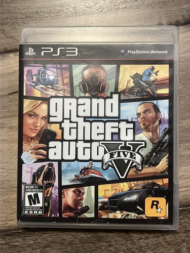 Grand Theft Auto V (PlayStation 3, 2013) NO MANUAL