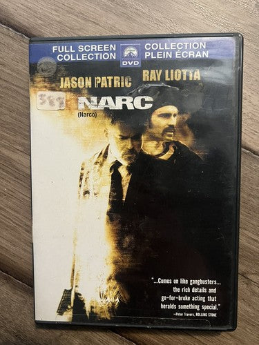 Narc (DVD, 2003) FULL FRAME