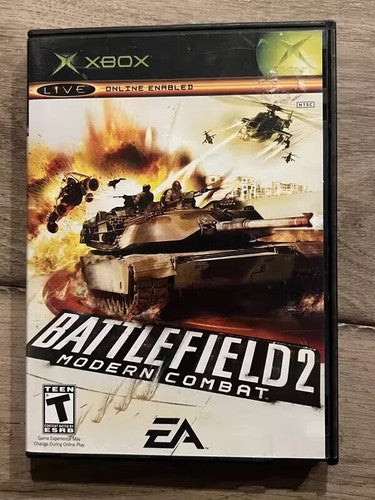 Battlefield 2: Modern Combat (Microsoft Xbox, 2005) NO MANUAL