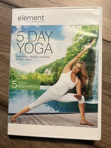 Element: 5 Day Yoga (DVD, 2009) CIB