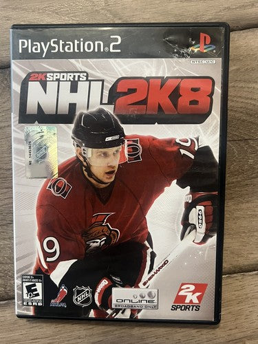 NHL 2K8 (Sony PlayStation 2 PS2, 2007) CIB