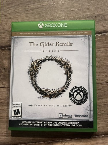 The Elder Scrolls Online: Tamriel Unlimited (Microsoft Xbox One, 2015) CIB