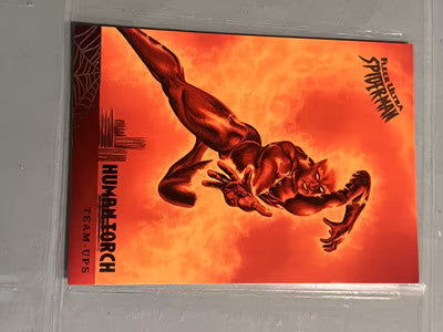 1995 Fleer Marvel Ultra Spider-Man Human Torch Team Ups # 120 Base Card
