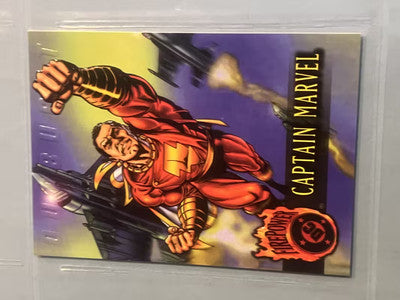 1996 DC Outburst Maximum Firepower Captain Marvel # 15 Base Card