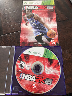 NBA 2K15 (Microsoft Xbox 360, 2014) DISC ONLY