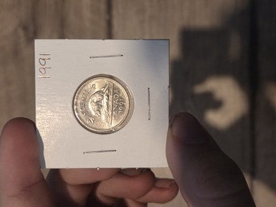 1991 Canadian 5 Cents Coin Circulated