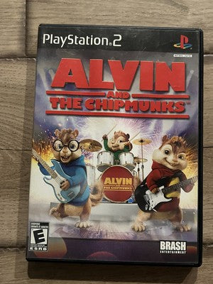 Alvin and the Chipmunks (Sony PlayStation 2, 2007) NO MANUAL