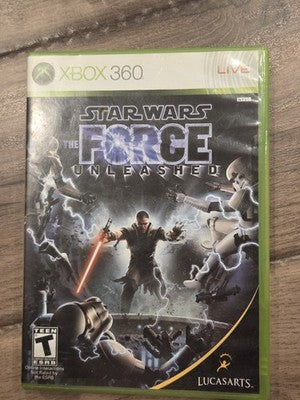 Star Wars: The Force Unleashed (Microsoft Xbox 360, 2008) CIB COMPLETE