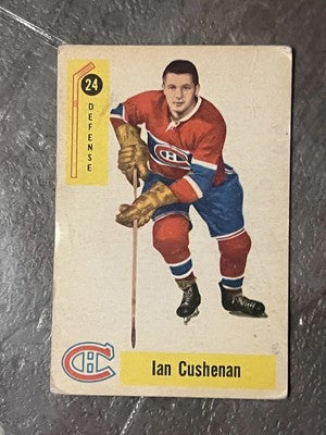 1958-59 Parkhurst Ian Cushenan Montreal Canadiens #24 Hockey Card