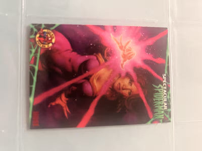 1997 Fleer Ultra Spectacular Spider-Man Muse Red Foil #78