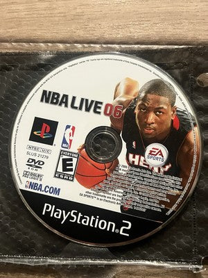 NBA Live 06 (Sony PlayStation 2, 2005) DISC ONLY