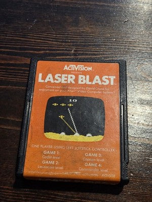 Laser Blast (Atari 2600, 1981) CART ONLY
