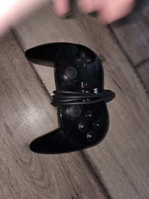 Official Nintendo Wii Classic Pro RVL-005 Gamepad Controller OEM Black