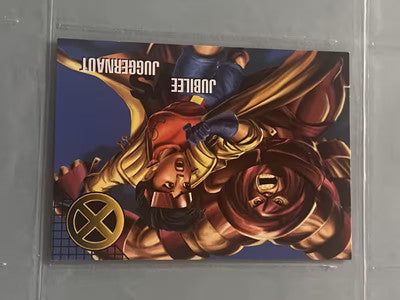 1996 Marvel Vision X-Men Jubilee vs Juggernaut # 52 Base Card