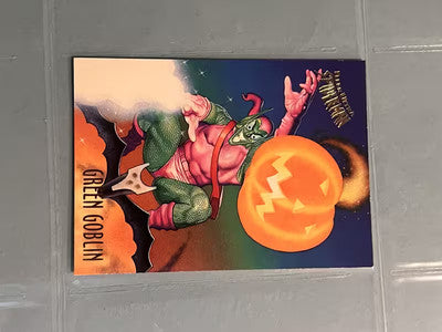 1995 Fleer Marvel Ultra Spider-Man Green Goblin # 23 Base Card
