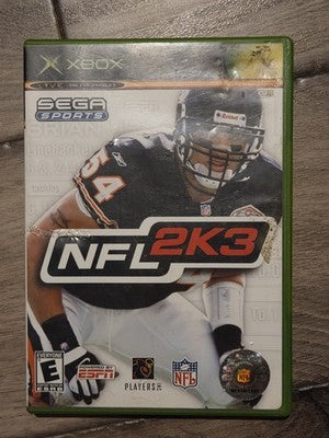NFL 2K3 (Microsoft Xbox, 2002) CIB COMPLETE