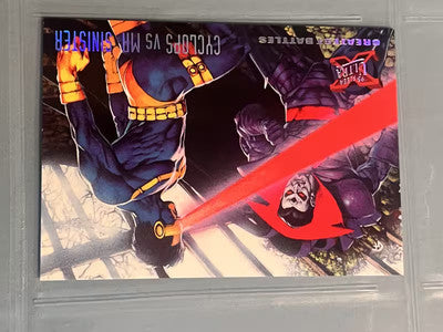 1995 Fleer Ultra Marvel X-Men Greatest Battles: Cyclops vs Mr Sinister # 131