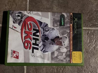 NHL 2K6 (Microsoft Xbox, 2005) NO MANUAL