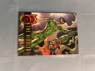 1996 DC Comics Outburst Firepower The Riddler # 43 Trading Card