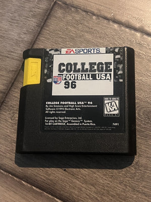 College Football USA 96 (Sega Genesis, 1995) CART ONLY