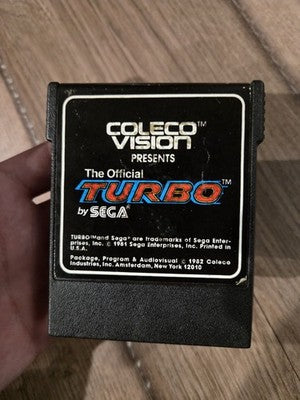 The Official Turbo (Coleco Vision Colecovision, 1981) CART ONLY