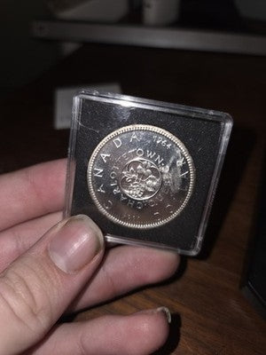 1964 Canadian Silver Dollar Coins 80% $1 PL