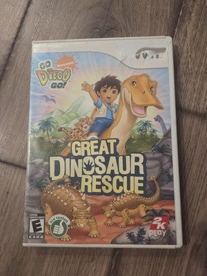 Go, Diego, Go Great Dinosaur Rescue (Nintendo Wii, 2008) NO MANUAL