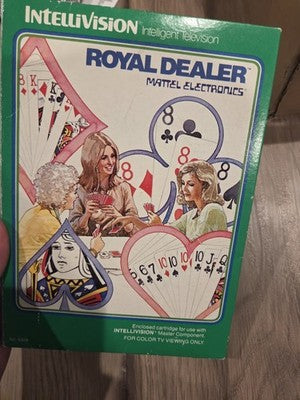 Royal Dealer Mattel Intellivision, 1982) CIB COMPLETE
