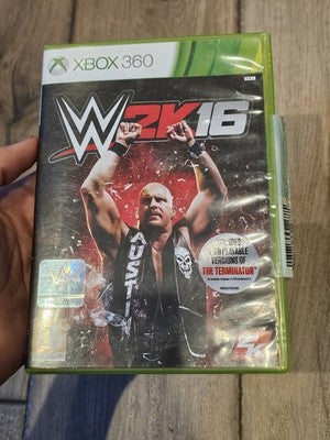 WWE 2K16 (Microsoft Xbox 360, 2015) Case & Manual ONLY