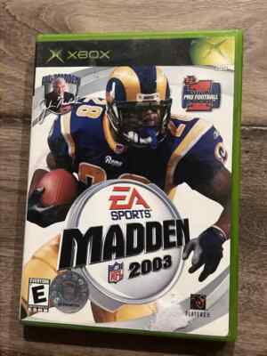 Madden NFL 2003 (Microsoft Xbox, 2002) NO MANUAL