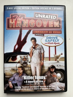 Unrated: The Hangover (DVD, 2009) Widescreen 2 Disc