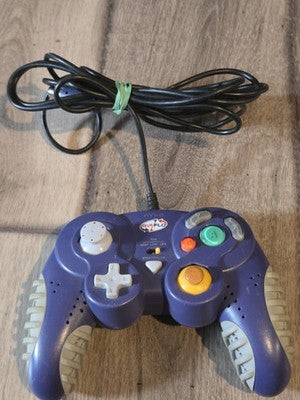 Nyko Air Flo Controller For Nintendo GameCube Purple Air Flow with Fan