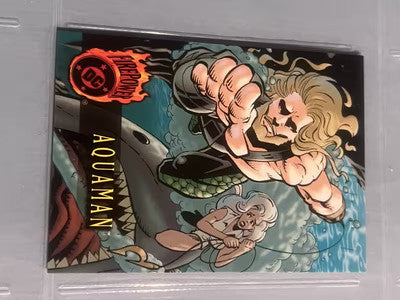 1996 DC Comics Outburst Firepower Aquaman # 63 Trading Card