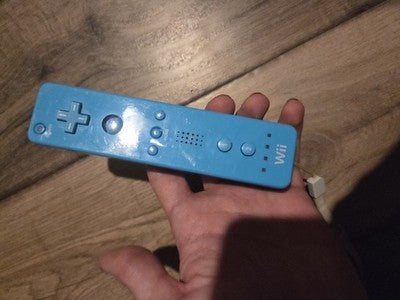 Official OEM Nintendo Wii Remote Wiimote (RVL-003) Blue Tested Working