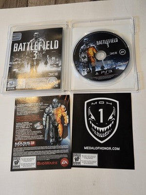 Battlefield 3 (Sony PlayStation 3, 2011) CIB COMPLETE