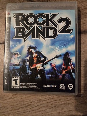 Rock Band 2 (Sony PlayStation 3 PS3, 2008) CIB COMPLETE