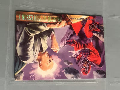 1995 Marvel Comics Fleer Ultra X-Men Magneto Vs Professor X # 133