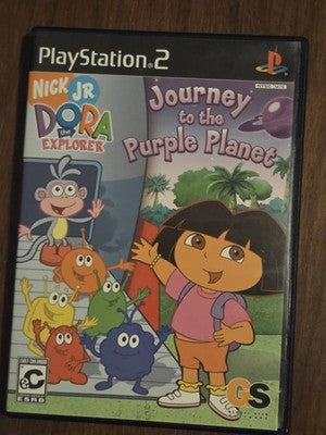 Dora The Explorer Journey To The Purple Planet (PlayStation 2 PS2, 2006) CIB