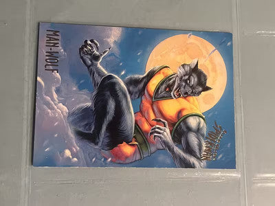 1995 Fleer Marvel Ultra Spider-Man Man-Wolf # 36 Base Card