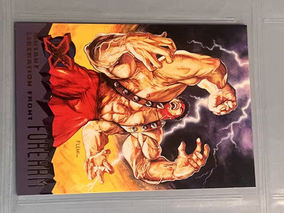 1995 Fleer Ultra Marvel X-Men Mutant Liberation Front: Forearm # 81 Card