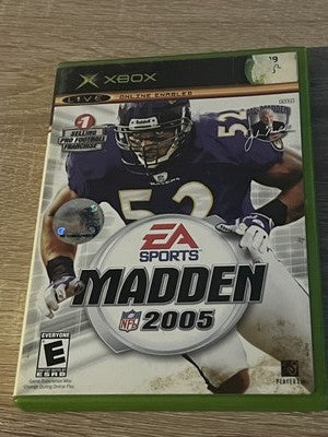 Madden 2005 (Microsoft Xbox, 2004) NO MANUAL
