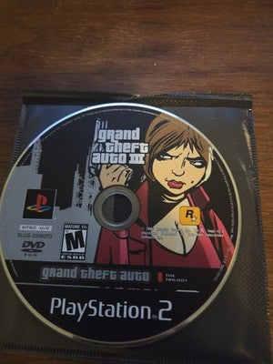 Grand Theft Auto III GTA 3 (PS2, 2003) TRILOGY DISC ONLY