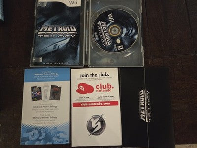 Metroid Prime Trilogy; Collector's Edition (Nintendo Wii, 2009) CIB COMPLETE
