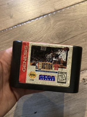 NBA Action '95 starring David Robinson (Sega Genesis, 1995) CART ONLY